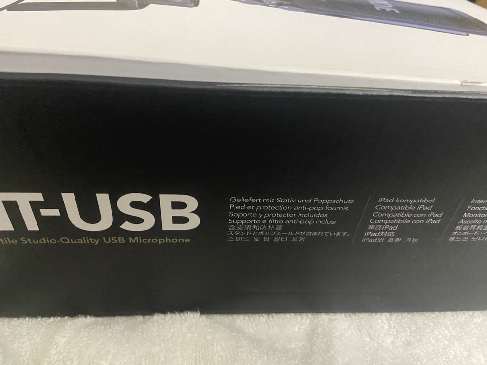 RØDE NT-USB USB Microphone Black w/ Stand, Pop Shield, iPad Compatible