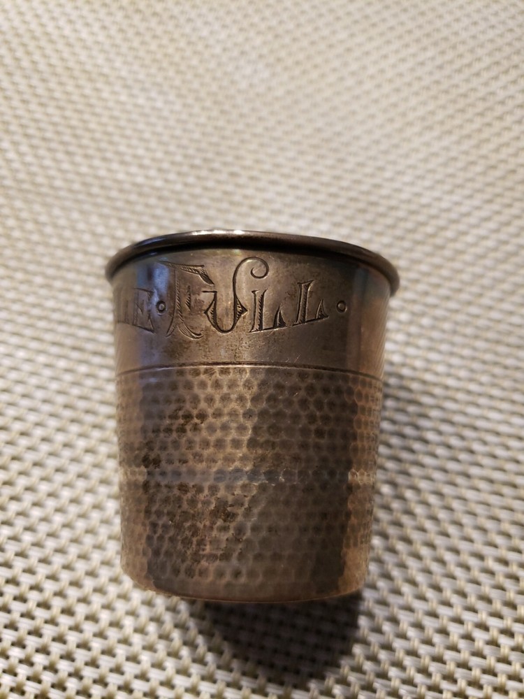 Webster Only a Thimble Full Sterling Silver Shot Glass Jigger