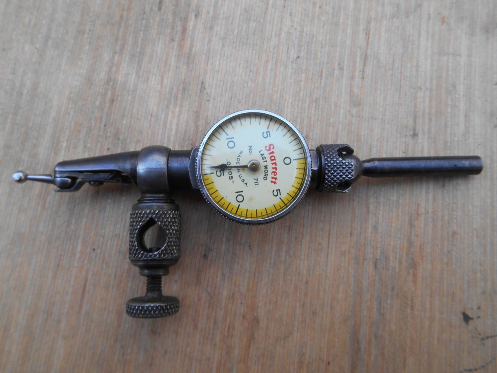 STARRETT 711 LASTWORD DIAL INDICATOR , .0005"