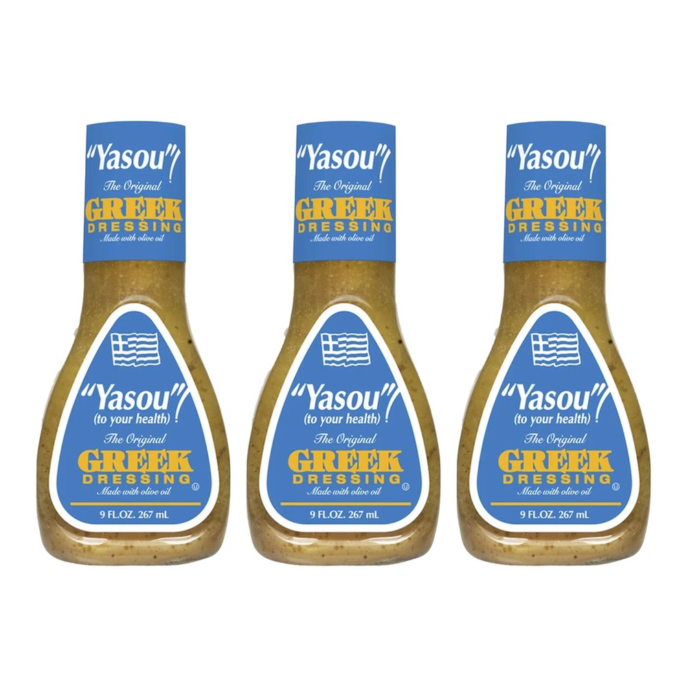 Yasou The Original Greek Dressing, 3 Pack