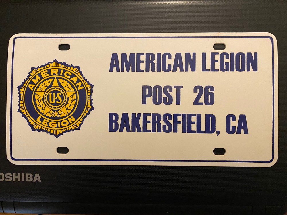 American legion license plate