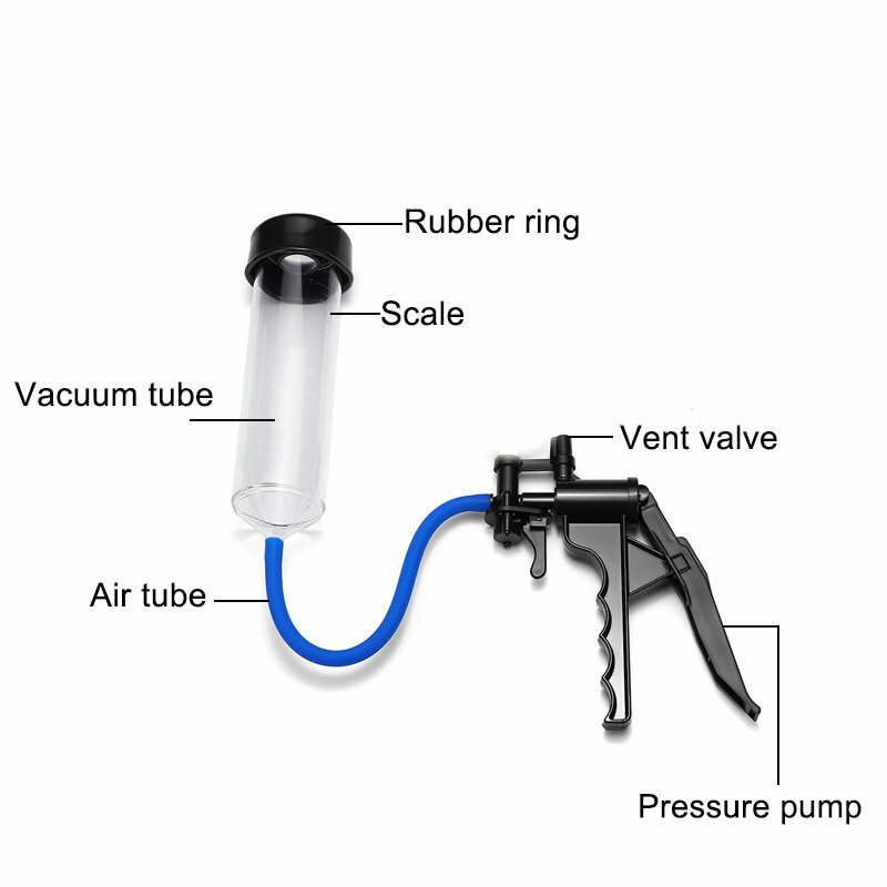 Male Vacuum Suction Trigger Penis Pump For Erectile Dysfunction Size Enlarger