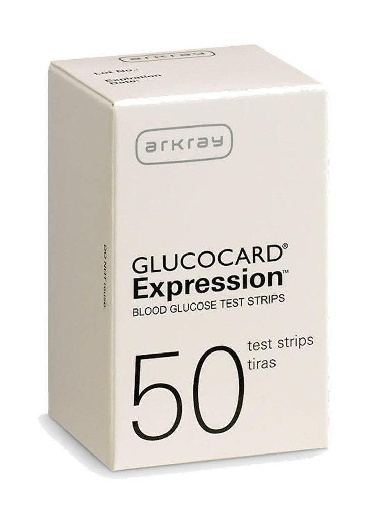Arkray Glucocard Expression Blood Glucose Test Strips 50 Pack