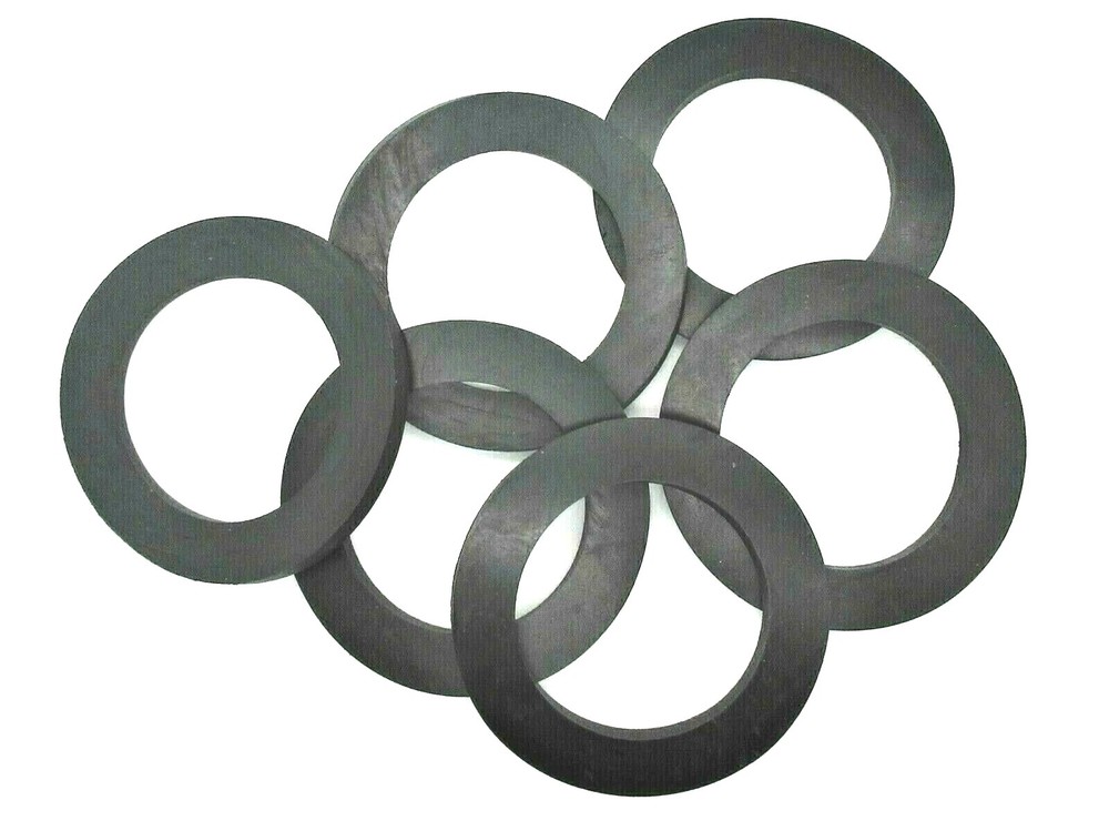 Thick Rubber Washers for Olympic Barbells 2" ID 2 Sizes Various Pack Sizes