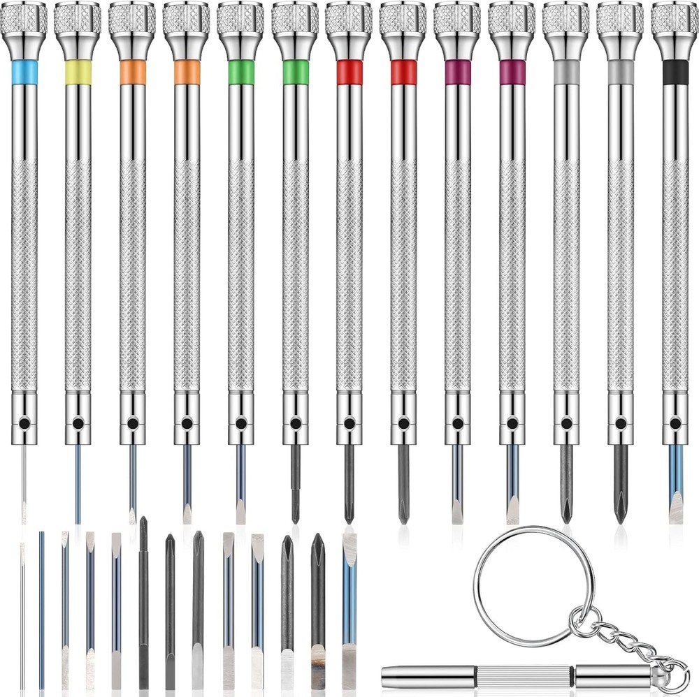13 Pieces Professional Watch Screwdriver Set Micro Precision Watchmaker Screwdri