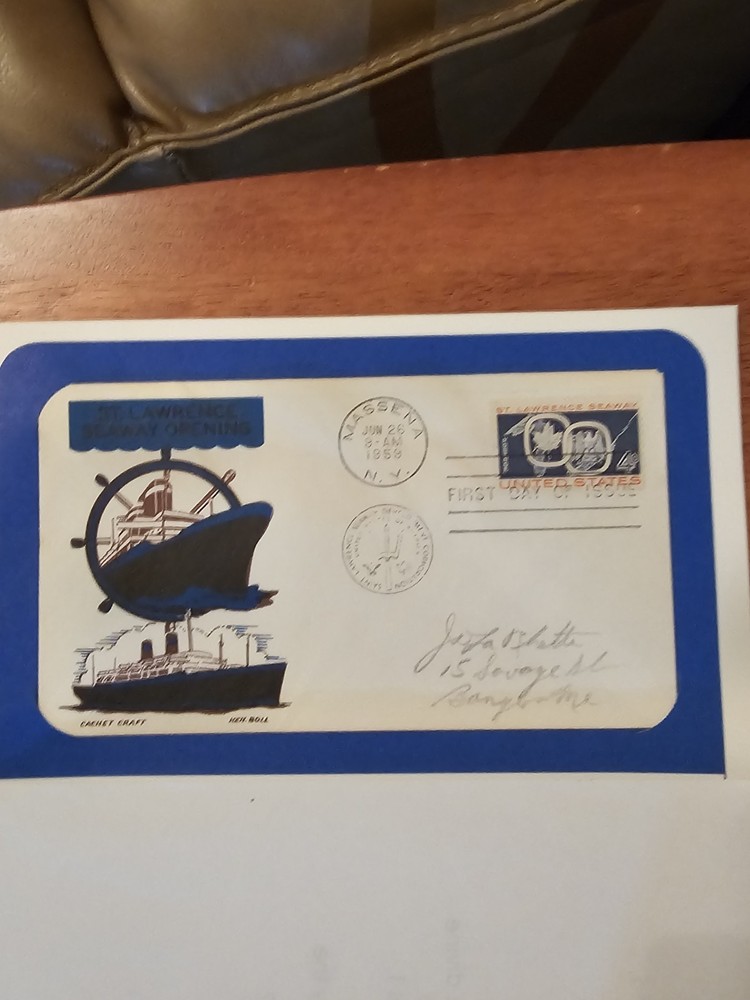 USPS FDC SC 1131 DUAL CANCELLATION RARE. ST LAWRENCE