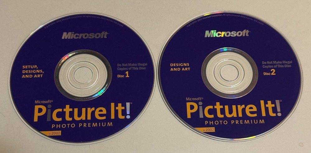 Microsoft Picture It! Photo Premium - v.2002 for PC Computer