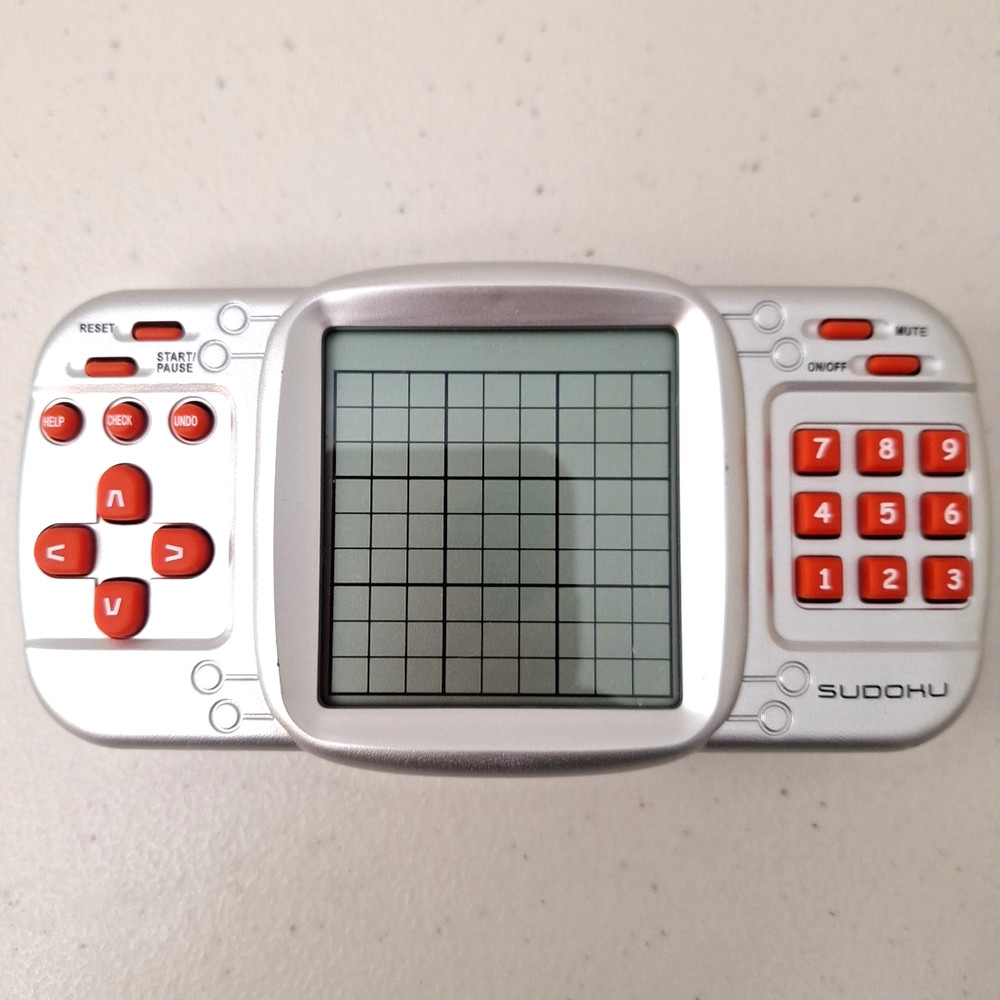 Vintage SUDOKU Electronic Handheld Game w/ Help and Hint Features TESTED