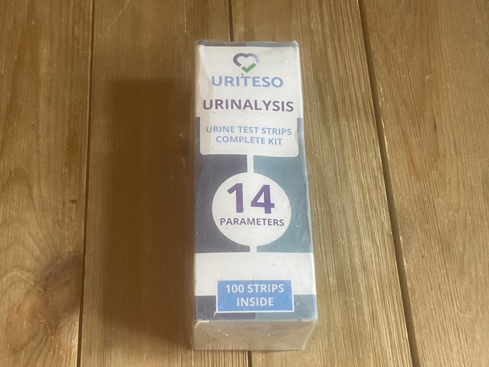 URITESO 14 Parameter Urine Test Strips for Urinalysis, 100 Strips, Urine Testing