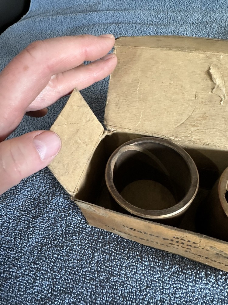 Antique Caterpillar Tractor Brass Bushing in original Box