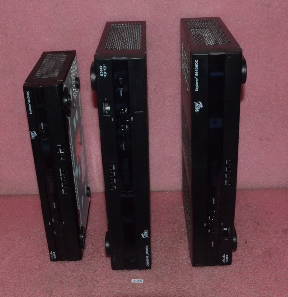 3 Cisco Digital Home Communications Terminal Explorer Model 8640HDC And 4640HDC.