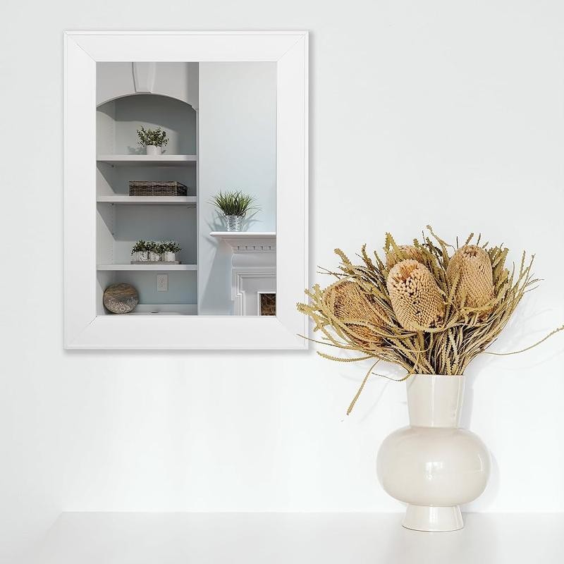 Beveled Framed Rectangular Wall Mirror Bathroom Bedroom Entryway Living Room New