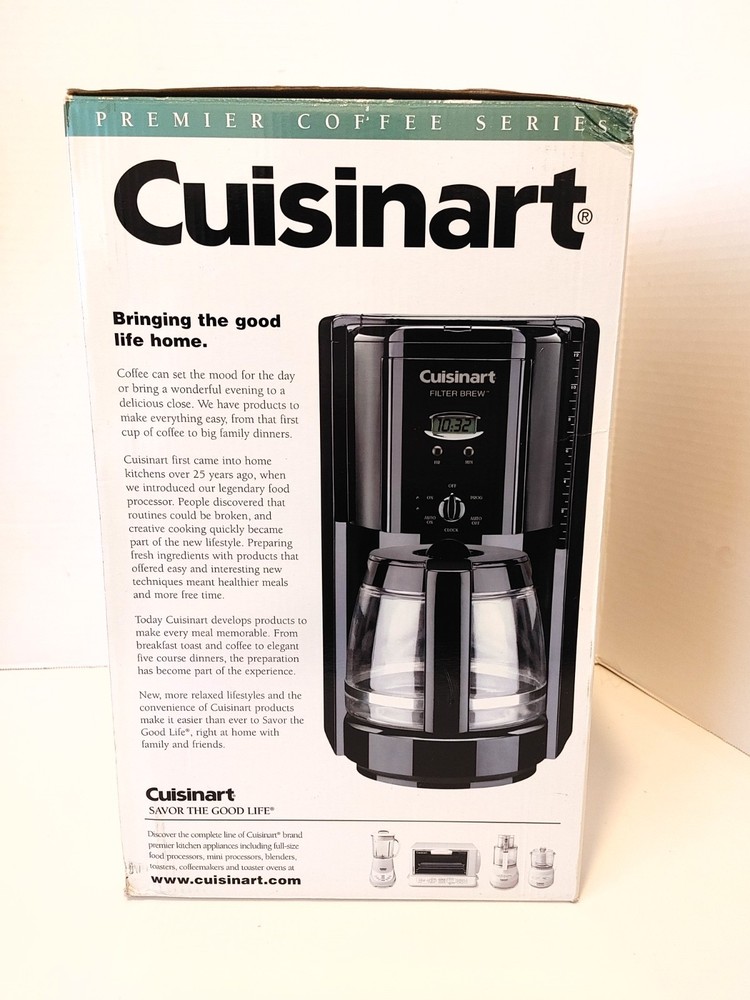 Cuisinart 12-Cup Programmable Coffee Maker - Model DCC-1000BK - New in Box