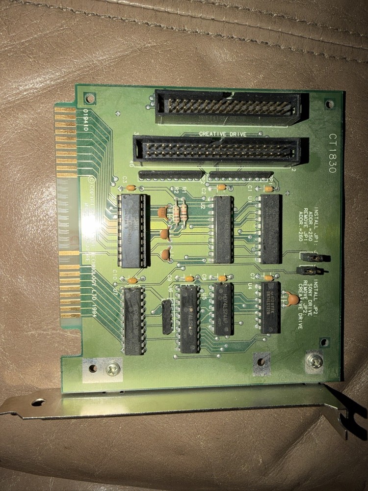 Creative Technology CT1830 ISA CD-ROM Controller Card 1994