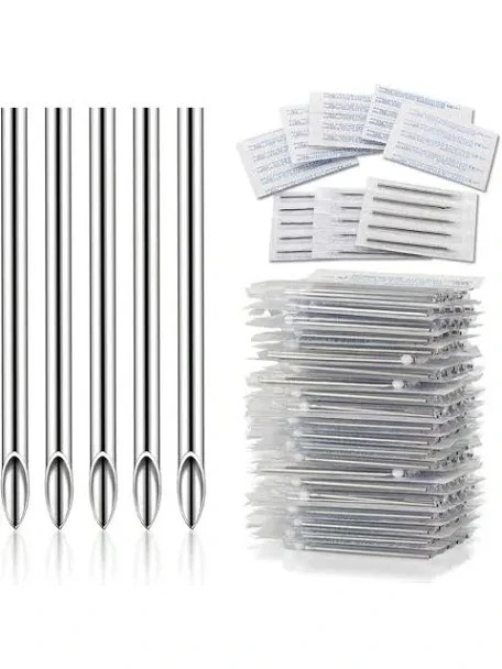 100pcs Tattoo Piercing Needle All Sizes