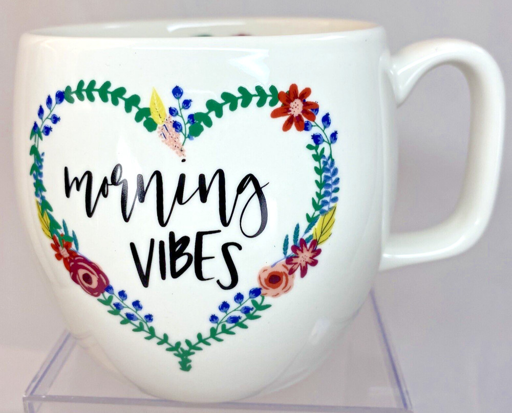 Opal House “Morning Vibes” Stoneware Mug 16oz