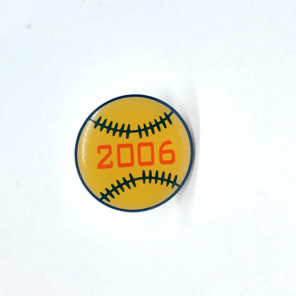 Baseball Ball 2006 Pin Lapel Enamel Collectible Award