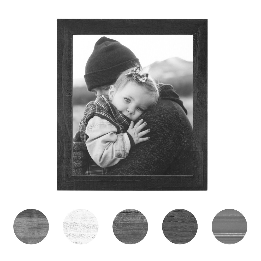 ArtToFrames 7 x 28" Rustic Custom Picture Poster Frame 1.5" Wide A53DN