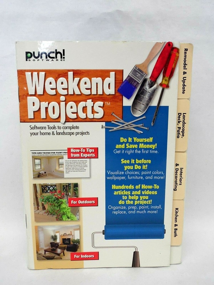 Punch! Weekend Projects PC Software Home Improvement