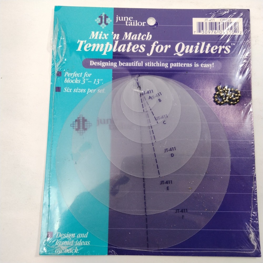 June Taylor Mixed Match Quilting Templates