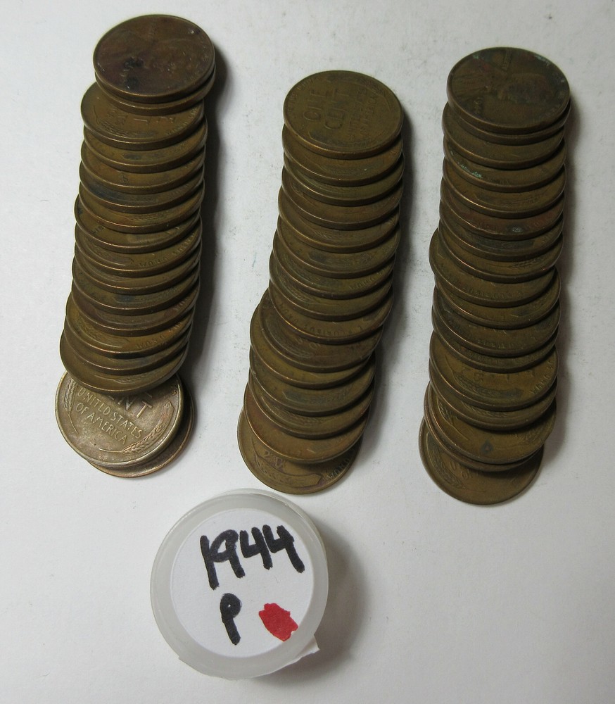1944-P Lincoln Wheat Cent Roll (#1018i)