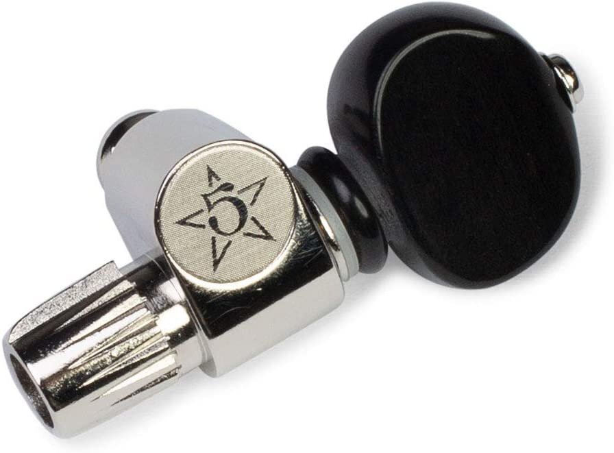 Five-Star 5th String Banjo Peg, Nickel with Ebony Knob