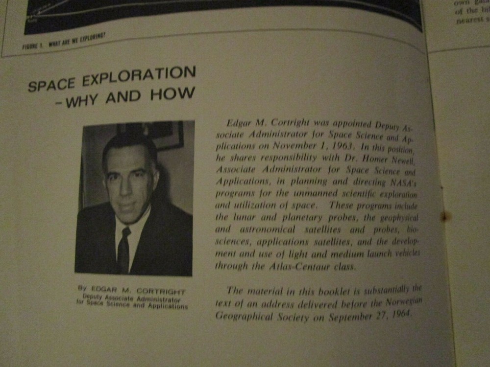 Vintage 1965 NASA Space Exploration - Why & How