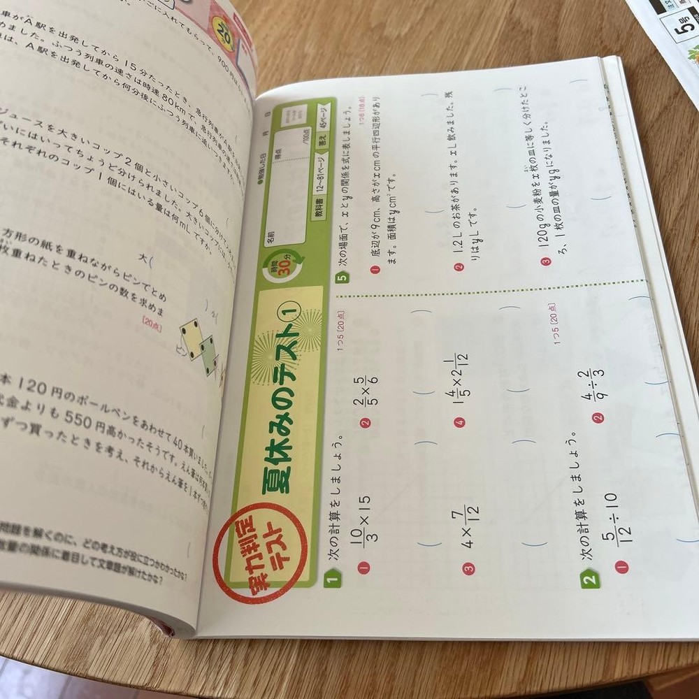 Japanese school textbook 6th grade perfect training & work