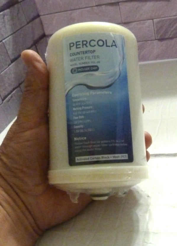 NEW-PERCOLA Countertop Replacement Water Filter PCL-68