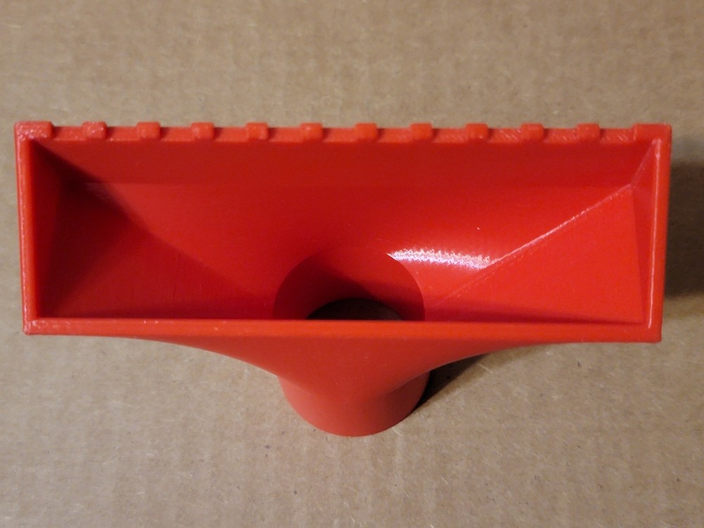 3D Printed Nozzle Attachment for Festool Dust Extractor Red Petg Material