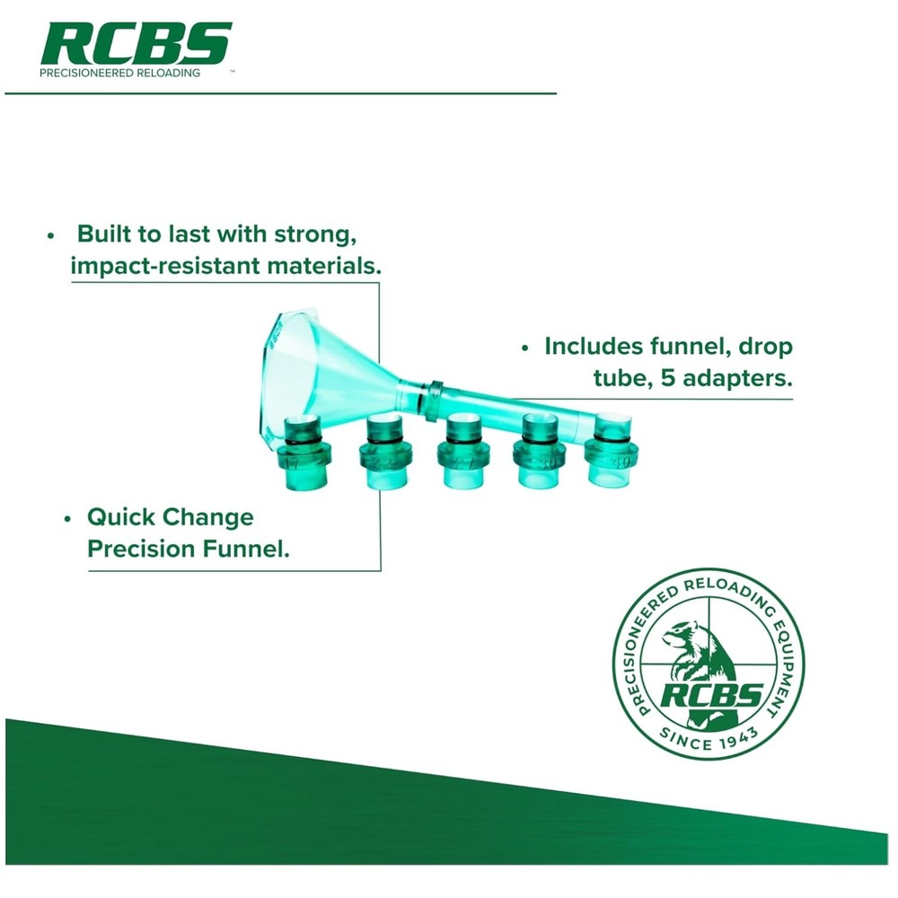 Efficient Quick Change Funnel Kit for Reloaders