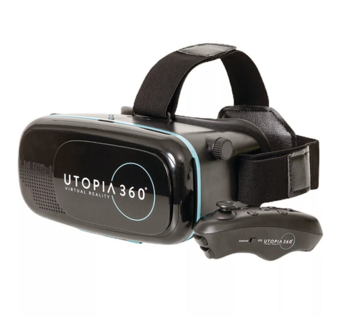 ReTrak UTOPIA 360 VIRTUAL REALITY 3D HEADSET + BLUETOOTH CONTROLLER