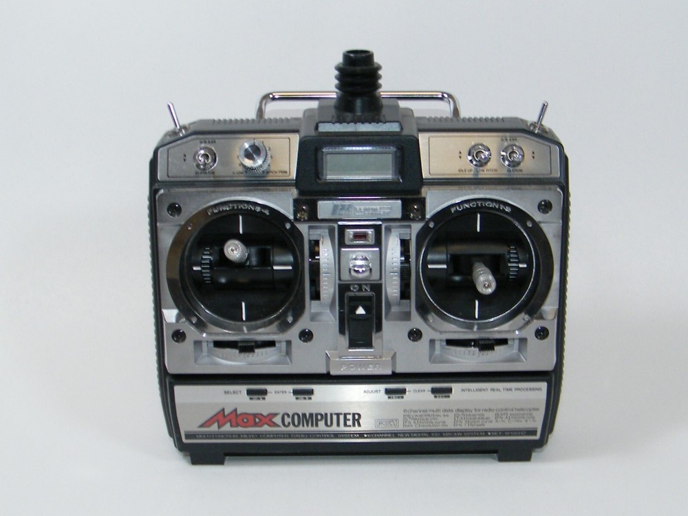 PCM MAX COMPUTER JR RADIO CONTROL HELICOPTER TRANSMITTER