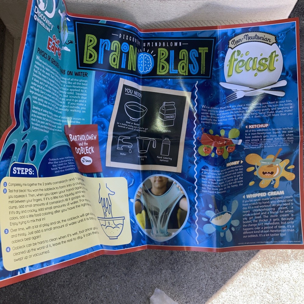 Kids Discovery MINDBLOWN Science Kit Test Tubes Toy, Open Box