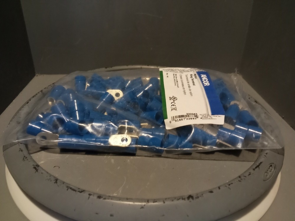 Ancor Nylon Ring Terminal, 100pk, 222243