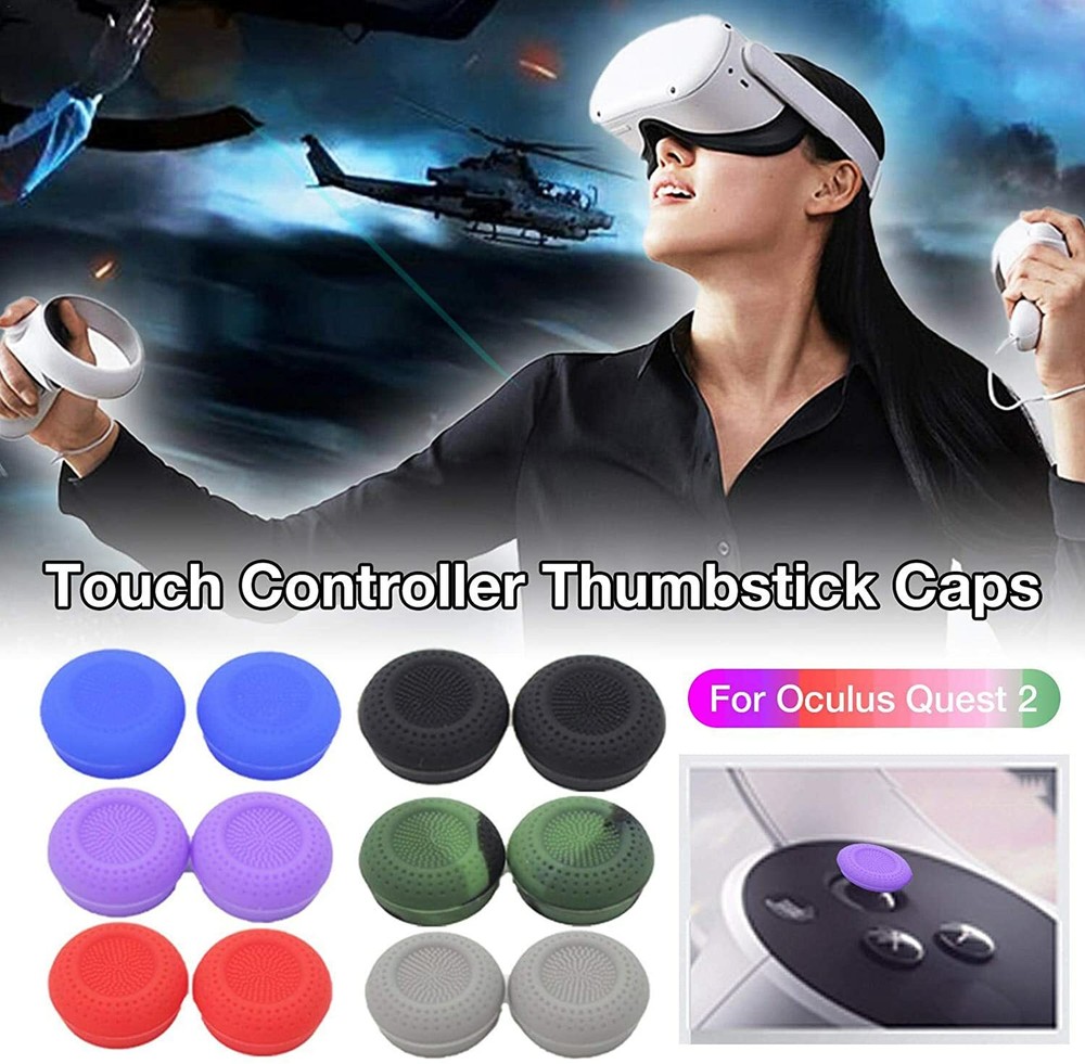 IN STOCK NOW FOR OCULUS QUEST 2 CONTROLLER THUMB STICK GRIPS - 1 PAIR