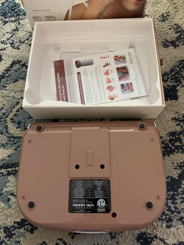 Trophy Skin MicrodermMD Professional Grade Home Microdermabrasion System openbox