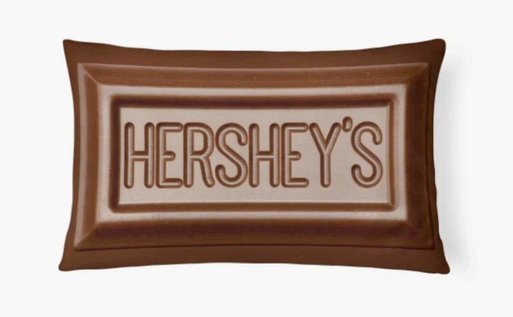 Hershey's Chocolate Bar Lumbar Pillow (Licensed) Soft Plush