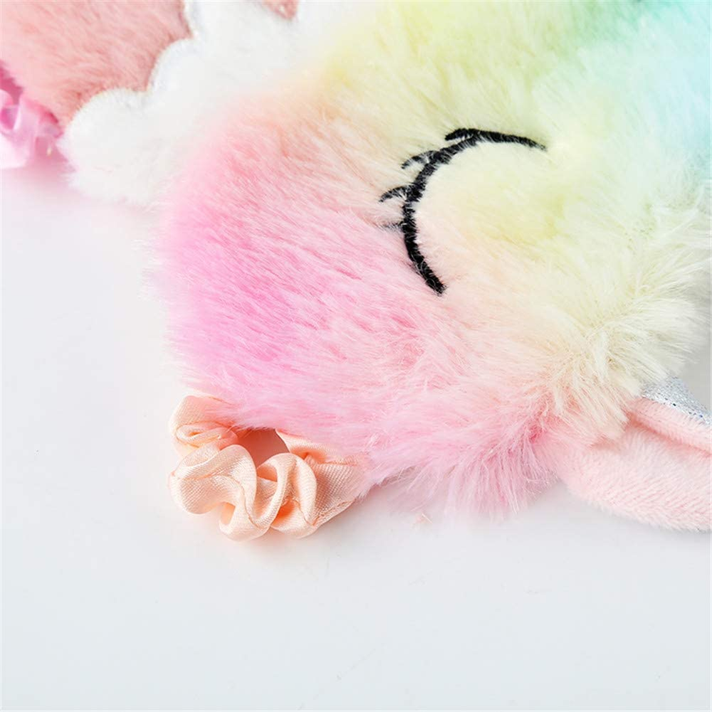 Cute Panda Sleeping Mask Soft Plush Eye Cover Eyeshade