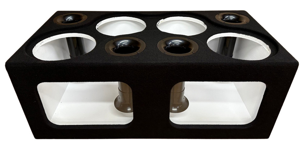 Custom Ported Sub Box Enclosure for 4 10" Subs ~ ACRYLIC PLEXIGLASS ~ BIRCH