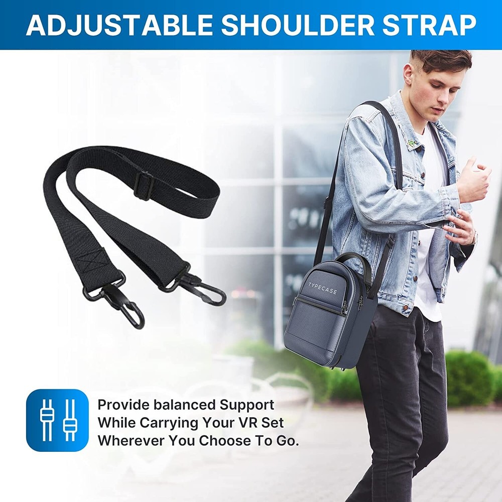 Typecase Carrying Case for Oculus Quest 2, Elite Strap! NEW Typecase Carry Case!