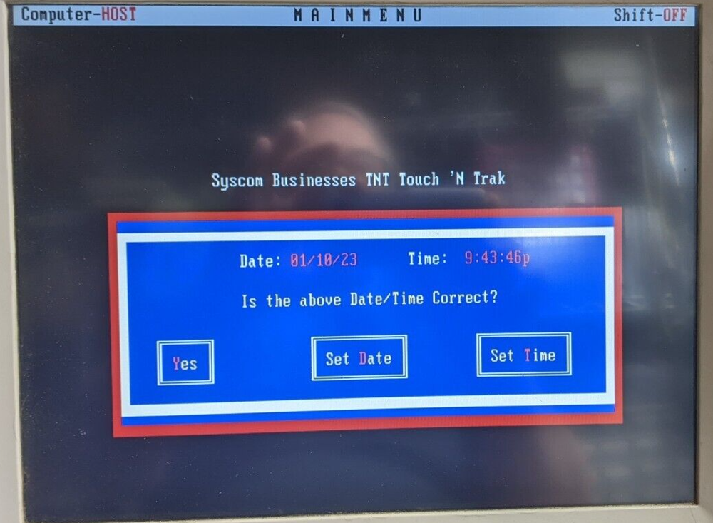 Custom Computer System for Dry Cleaners and Laundry (HOST Terminal)