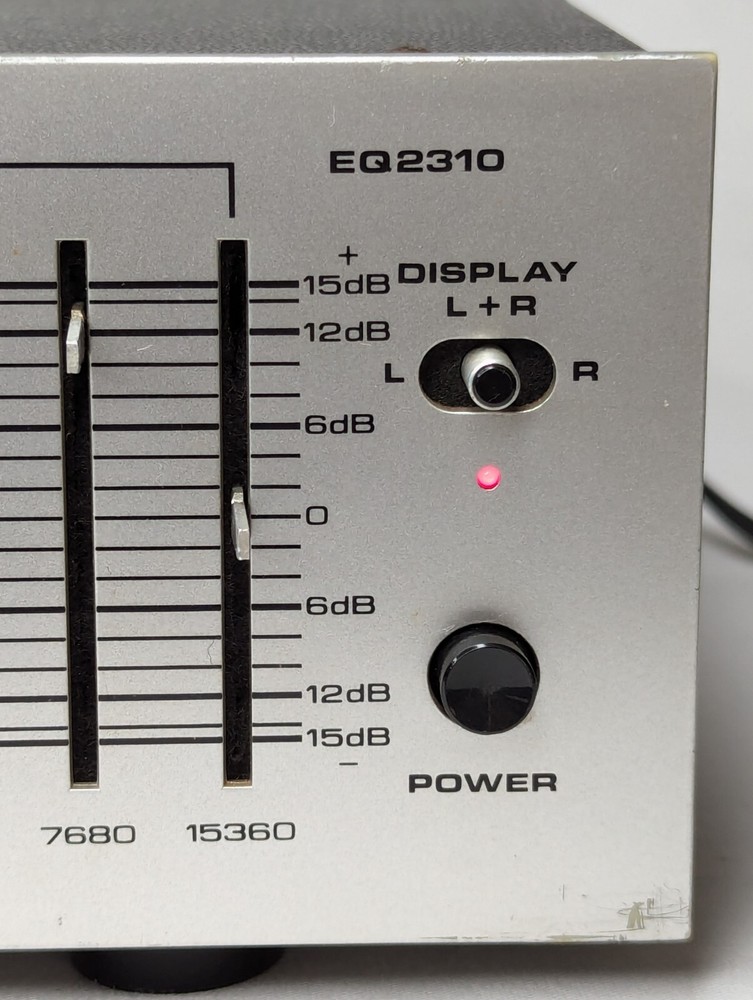 Numark EQ2310 Stereo Equalizer 10-band - Untested