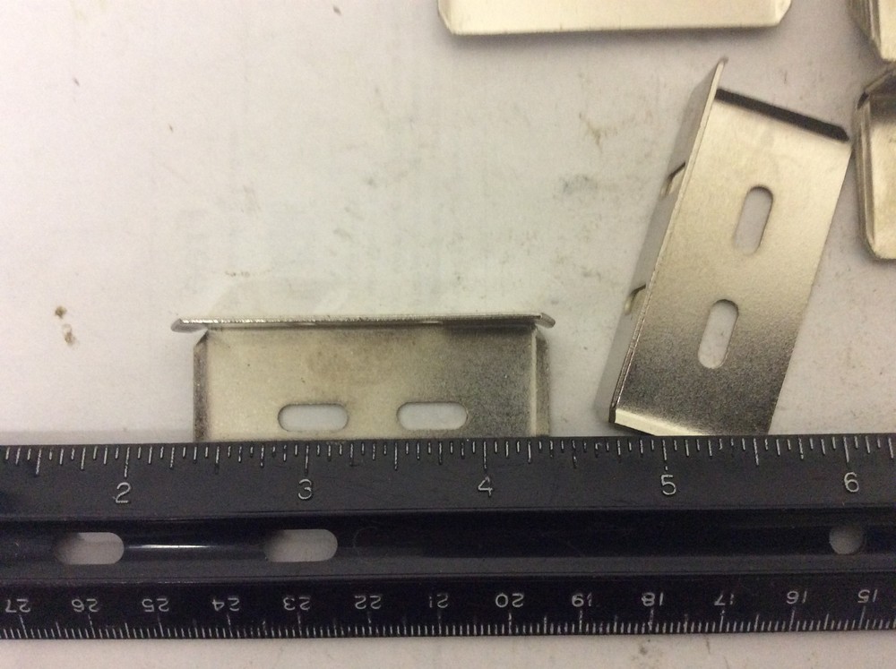 Qty (50) Hardware Resources 9453007 Drawer Front Adjustment Bracket, 2" X 1"