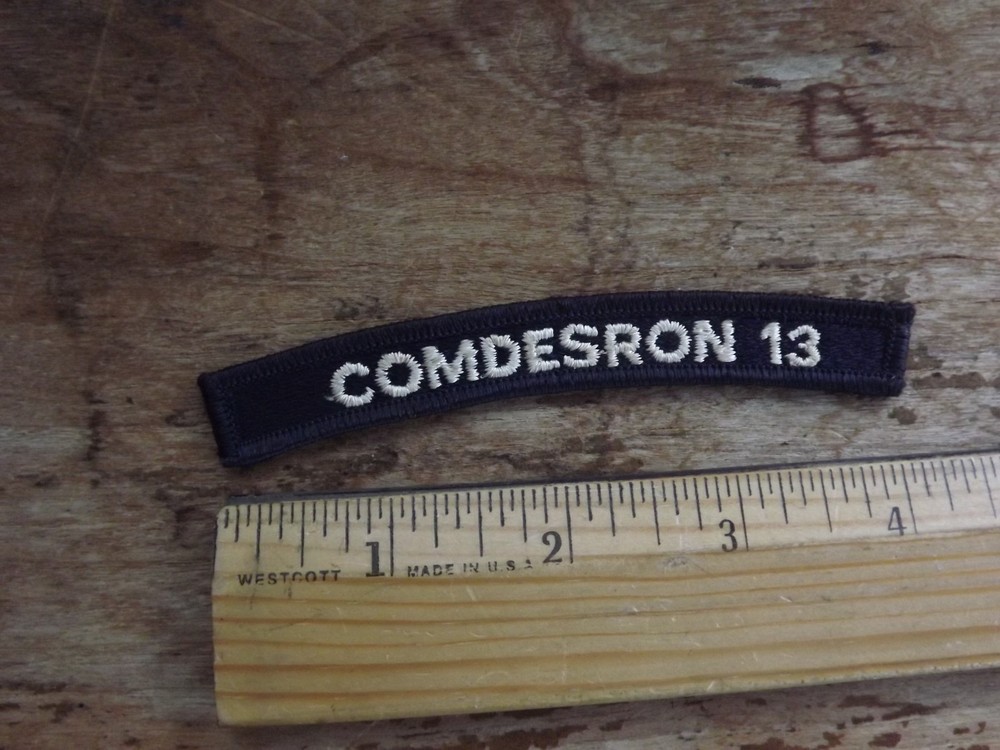 Navy COMDESRON 13 Tab - INV# C1449