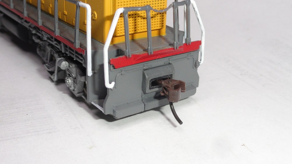 Custom 3D Printed Front/Rear Pilot Buffer for Concor MP15, HO, New Item