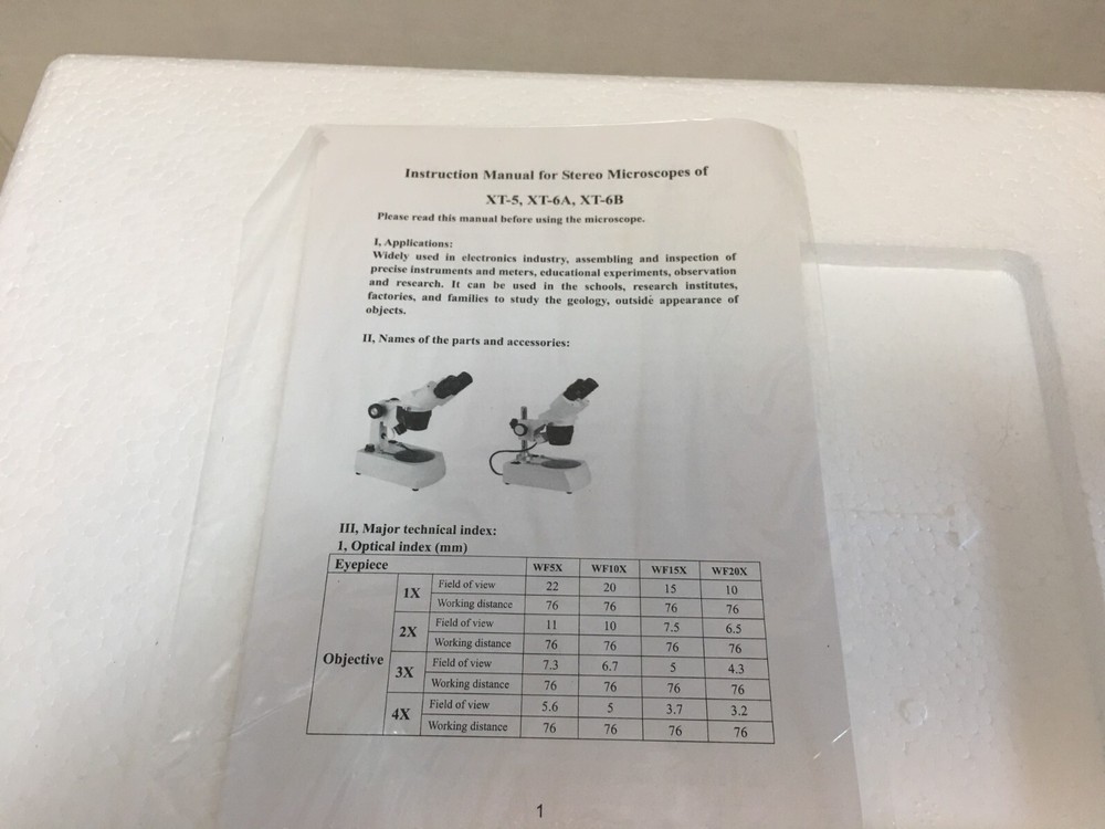 VWR Education WLS1760-29 Science Student Stereo Microscope NEW