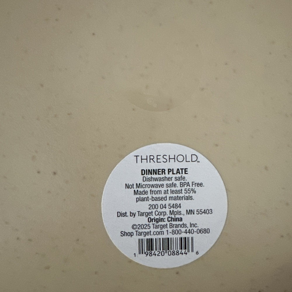 Threshold coastal melamine BlUE plates - 12 items