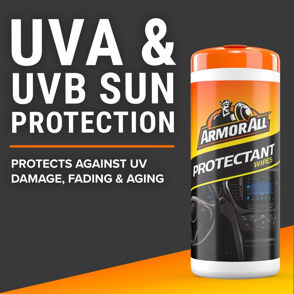 Armor All Car Interior Protectant Wipes, 30 Count