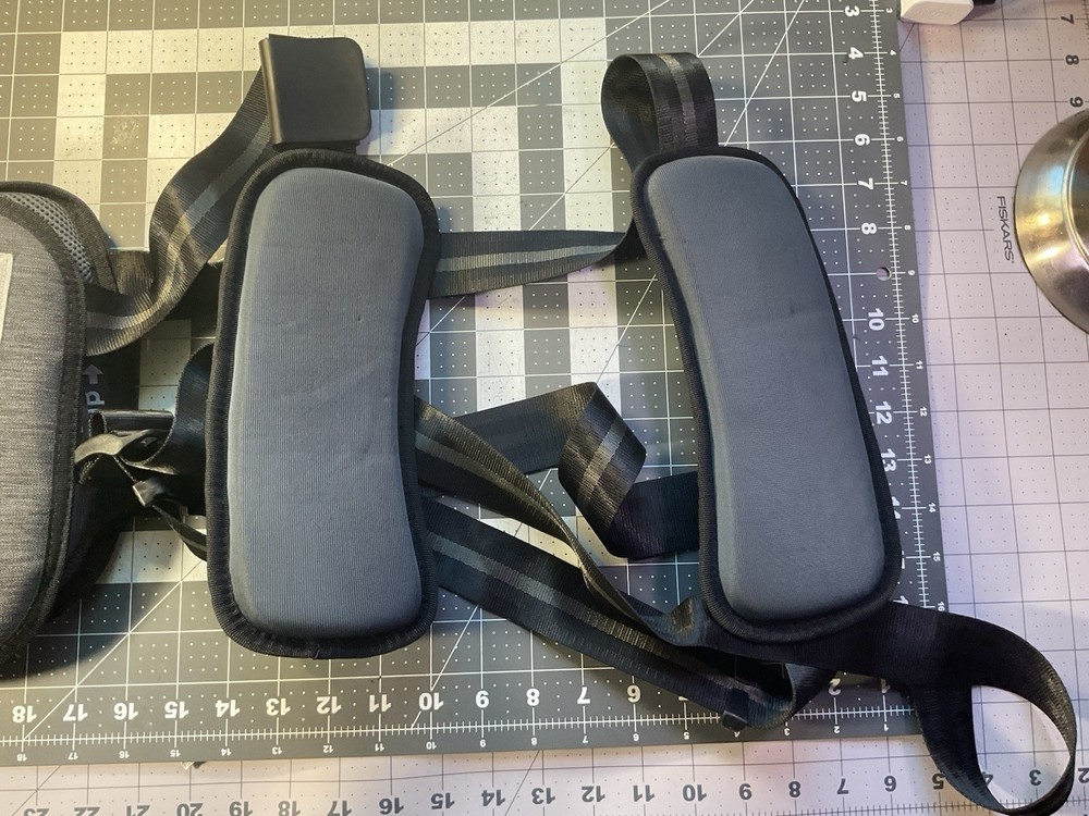 BetterBack Correct Back Posture Ergonomic Lumbar Support Adjustable Straps Gray